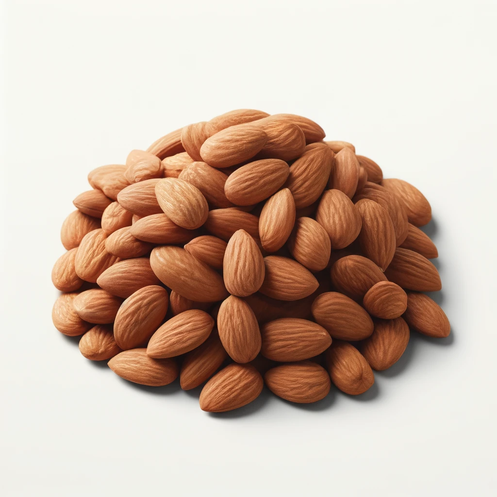 Almond with Shell - Raw, Unsalted nutritients, calories, protein, fat, carbohydrates