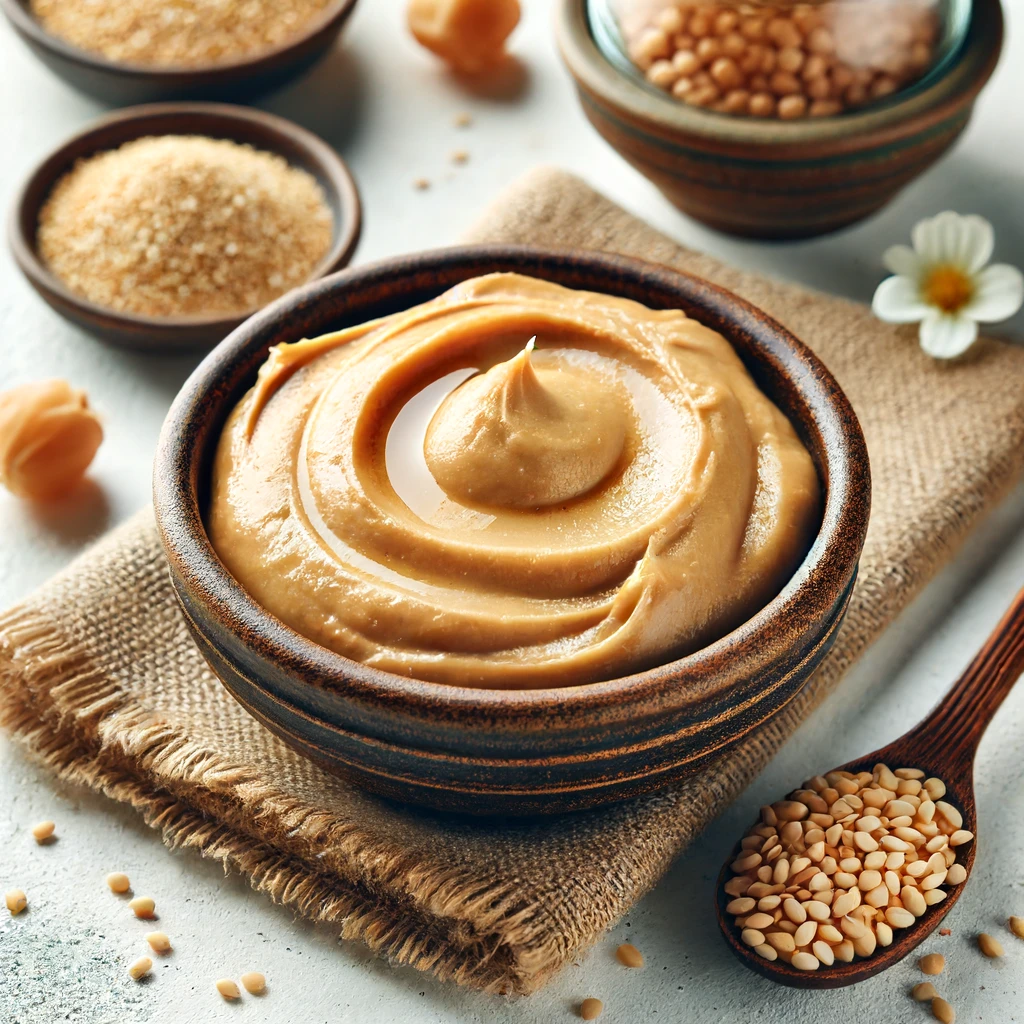 Tahini, Sesame Paste nutritients, calories, protein, fat, carbohydrates