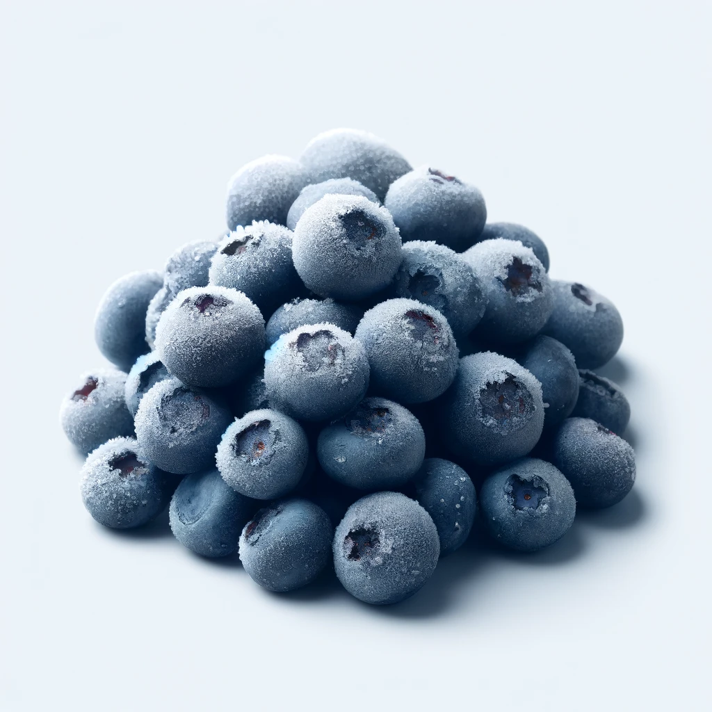 Blueberry - frozen minerals - Iron, calcium, magnesium, zinc, potassium, sodium, iodine