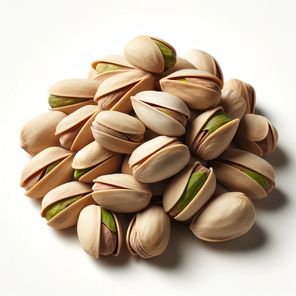 Pistachio minerals - Iron, calcium, magnesium, zinc, potassium, sodium, iodine